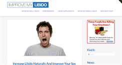 Desktop Screenshot of improve-my-libido.com