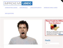 Tablet Screenshot of improve-my-libido.com
